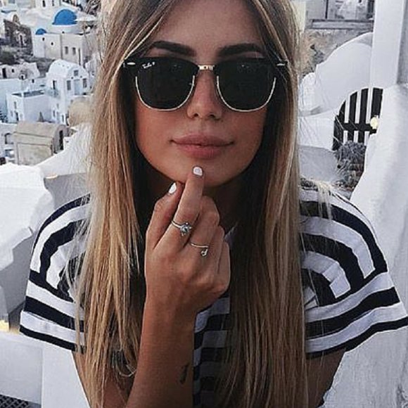 NEW Ray-ban Clubmaster Classic Sunglasses - Picture 2 of 12